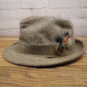 United Hatters Vintage Wool Size 7 Trilby Fedora Hat